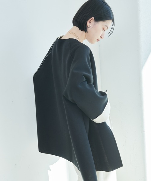 極美品 94SS⭐️イッセイミヤケ ニットノーカラージャケット フリンジ L相当 フリンジ使いノーカラーニットジャケット - ベルーナ【公式】