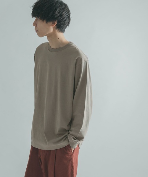 FORK&SPOON(フォークアンドスプーン)の「FORK&SPOON ソフトタッチクルーネックTシャツ(Tシャツ/カットソー・メンズ・オフホワイト/グレー系その他/グリーン系その他・4/5)」の19枚目の写真