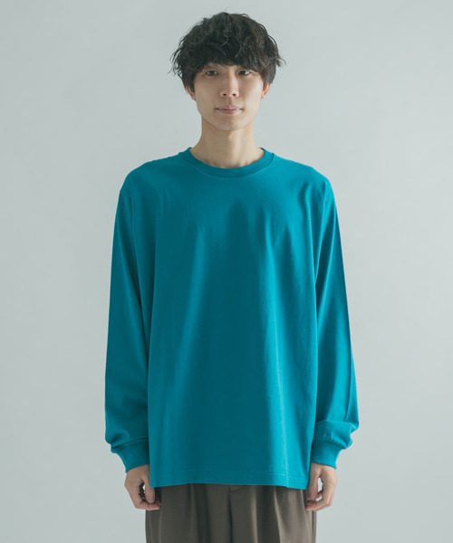 FORK&SPOON(フォークアンドスプーン)の「FORK&SPOON ソフトタッチクルーネックTシャツ(Tシャツ/カットソー・メンズ・オフホワイト/グレー系その他/グリーン系その他・4/5)」の22枚目の写真