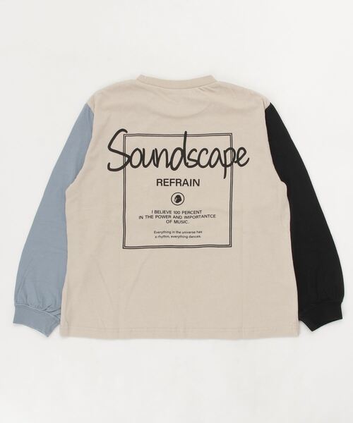 jeans-b（ジーンズベー）の「Jeans-b/ジーンズベー ビックロングTシャツ（Tシャツ/カットソー・キッズ・ブラウン/ブラック/サンドベージュ・130cm/140cm/150cm/160cm）」の5枚目の写真