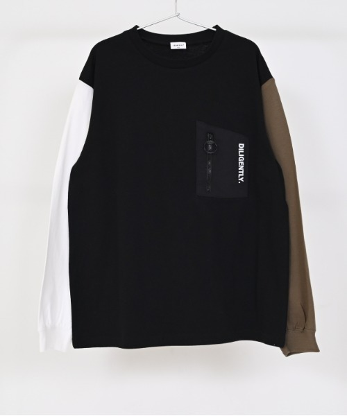 jeans-b（ジーンズベー）の「Jeans-b/ジーンズベー ビックロングTシャツ（Tシャツ/カットソー・キッズ・ブラウン/ブラック/サンドベージュ・130cm/140cm/150cm/160cm）」の14枚目の写真