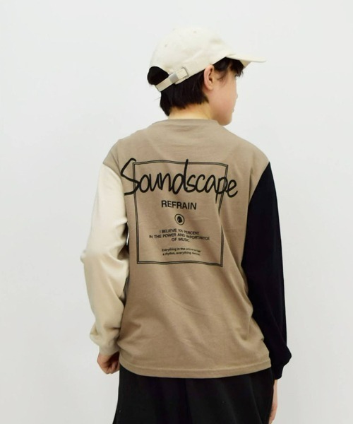 jeans-b（ジーンズベー）の「Jeans-b/ジーンズベー ビックロングTシャツ（Tシャツ/カットソー・キッズ・ブラウン/ブラック/サンドベージュ・130cm/140cm/150cm/160cm）」の19枚目の写真