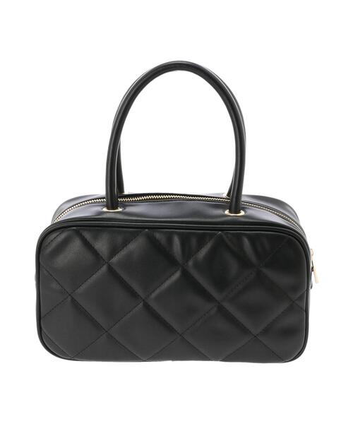 Te chichi TERRASSE（テチチテラス）の「キルティングボストンバッグ（ハンドバッグ・レディース・ブラック/オフホワイト/ブルー・ﾌﾘ-）」の8枚目の写真