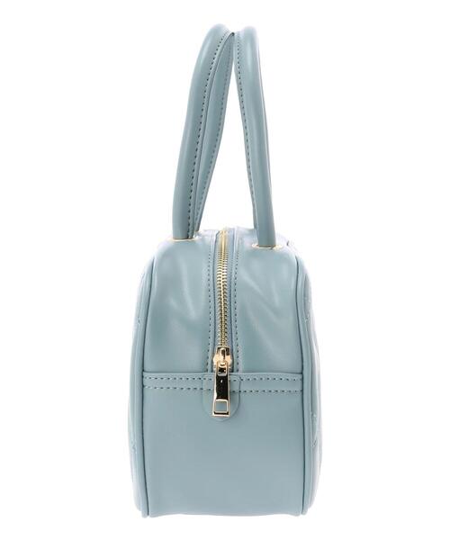 Te chichi TERRASSE（テチチテラス）の「キルティングボストンバッグ（ハンドバッグ・レディース・ブラック/オフホワイト/ブルー・ﾌﾘ-）」の12枚目の写真