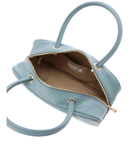 Te chichi TERRASSE（テチチテラス）の「キルティングボストンバッグ（ハンドバッグ・レディース・ブラック/オフホワイト/ブルー・ﾌﾘ-）」の9枚目の写真