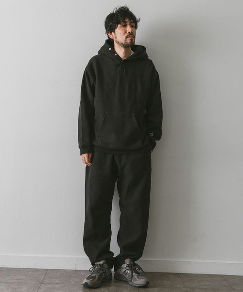 Champion(チャンピオン)の「『別注』Champion×DOORS RW SNAP SWEAT PANTS(その他パンツ・メンズ・ネイビー/グレー/ブラック・LARGE/MEDIUM)」の15枚目の写真