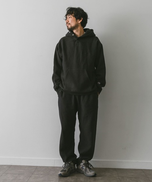 Champion(チャンピオン)の「『別注』Champion×DOORS RW SNAP SWEAT PANTS(その他パンツ・メンズ・ネイビー/グレー/ブラック・LARGE/MEDIUM)」の16枚目の写真
