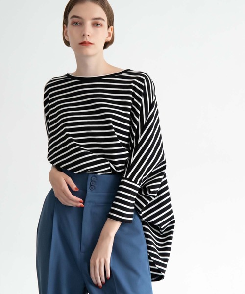 CEDNIE(セドニー)の「ハイウエストツイルタックパンツ(その他パンツ・レディース・ブルー/ブラウン/ブラック・S/M)」の13枚目の写真