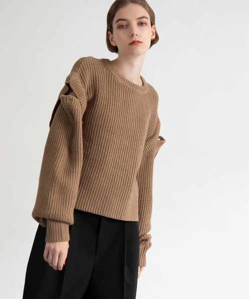 CEDNIE(セドニー)の「ハイウエストツイルタックパンツ(その他パンツ・レディース・ブルー/ブラウン/ブラック・S/M)」の18枚目の写真