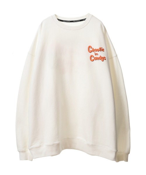 Candy Stripper（キャンディストリッパー）の「CHAOTIC IN CANDY SWEAT ワンピース（スウェット・レディース・パープル/ホワイト/ブラック・2）」の8枚目の写真