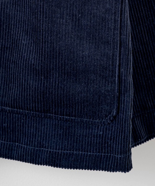 WHIMSIC（ウィムジック）の「【WHIMSIC】コーデュロイテーラードジャケット（テーラードジャケット・レディース・ネイビー/ホワイト/ブラウン・FREE）」の4枚目の写真