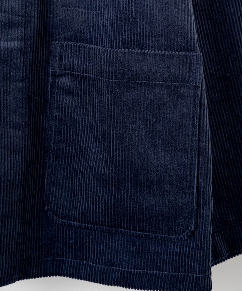 WHIMSIC（ウィムジック）の「【WHIMSIC】コーデュロイテーラードジャケット（テーラードジャケット・レディース・ネイビー/ホワイト/ブラウン・FREE）」の7枚目の写真