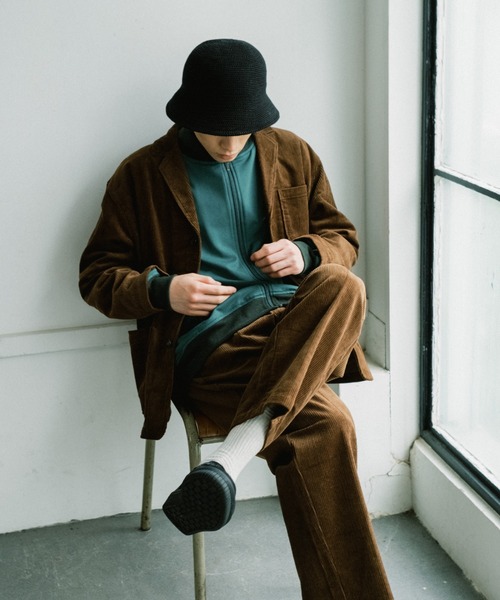 WHIMSIC（ウィムジック）の「【WHIMSIC】コーデュロイテーラードジャケット（テーラードジャケット・レディース・ネイビー/ホワイト/ブラウン・FREE）」の15枚目の写真