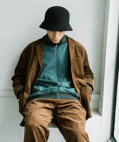 WHIMSIC（ウィムジック）の「【WHIMSIC】コーデュロイテーラードジャケット（テーラードジャケット・レディース・ネイビー/ホワイト/ブラウン・FREE）」の8枚目の写真