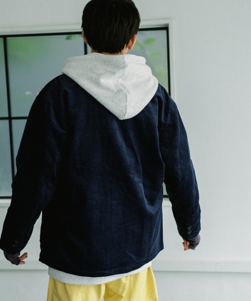 WHIMSIC（ウィムジック）の「【WHIMSIC】コーデュロイテーラードジャケット（テーラードジャケット・レディース・ネイビー/ホワイト/ブラウン・FREE）」の18枚目の写真