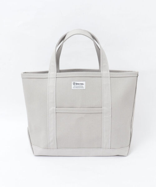 ORCIVAL(オーシバル)の「【ORCIVAL/オーシバル】HANPU TOTE BAG MEDIUM 帆布 キャンバストート RC-7042 HVC(トートバッグ・メンズ・ライトグレー/ホワイト系その他4/チャコールグレー/ベージュ系その他4/ベージュ系その他3・FREE)」の3枚目の写真