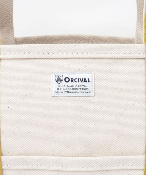 ORCIVAL(オーシバル)の「【ORCIVAL/オーシバル】HANPU TOTE BAG MEDIUM 帆布 キャンバストート RC-7042 HVC(トートバッグ・メンズ・ライトグレー/ホワイト系その他4/チャコールグレー/ベージュ系その他4/ベージュ系その他3・FREE)」の7枚目の写真