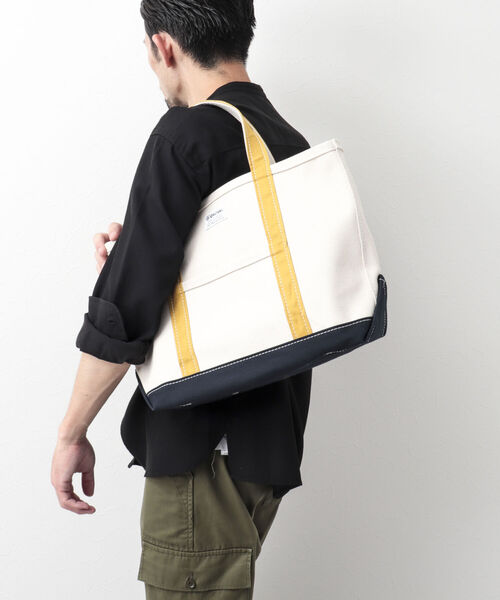 ORCIVAL(オーシバル)の「【ORCIVAL/オーシバル】HANPU TOTE BAG MEDIUM 帆布 キャンバストート RC-7042 HVC(トートバッグ・メンズ・ライトグレー/ホワイト系その他4/チャコールグレー/ベージュ系その他4/ベージュ系その他3・FREE)」の9枚目の写真