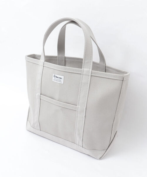ORCIVAL(オーシバル)の「【ORCIVAL/オーシバル】HANPU TOTE BAG MEDIUM 帆布 キャンバストート RC-7042 HVC(トートバッグ・メンズ・ライトグレー/ホワイト系その他4/チャコールグレー/ベージュ系その他4/ベージュ系その他3・FREE)」の20枚目の写真