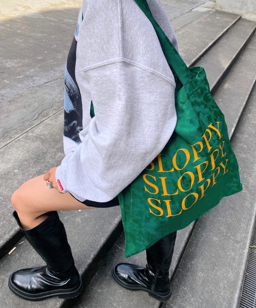 WHO'S WHO gallery(フーズフーギャラリー)の「【SLOPPY/スロッピー】アソートトート(トートバッグ・レディース・シルバー/ピンク/ブラック/ラベンダー/グリーン/レオパード・FREE)」の9枚目の写真
