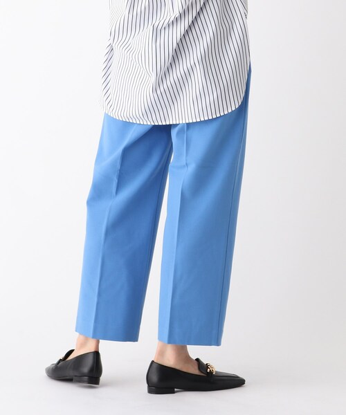 OPAQUE.CLIP（オペークドットクリップ）の「◆【ネオサーモ】裏起毛ツイル ワイドパンツ（その他パンツ・レディース・ブラック/オフホワイト/ブルー/グレー系・34/36/38/40/42）」の22枚目の写真