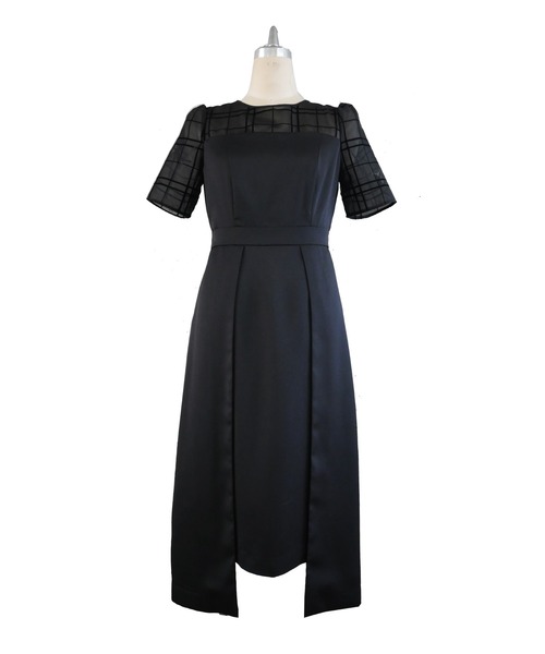 My shawty（ﾏｲｼｬｳﾃｨｰ）の「plaid lace pencil dress（ドレス）」 - WEAR