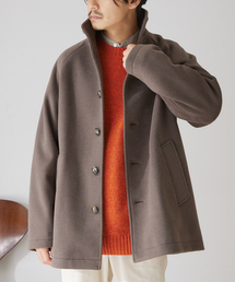 417 EDIFICE | 【WOOLICK / ウーリック】ビーバースタンドコート(ステンカラーコート)