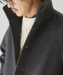 417 EDIFICE | 【WOOLICK / ウーリック】ビーバースタンドコート(ステンカラーコート)