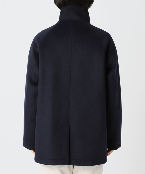417 EDIFICE（フォーワンセブンエディフィス）の「【WOOLICK / ウーリック】ビーバースタンドコート（ステンカラーコート・メンズ・ネイビー/ブラウン/チャコールグレー・SMALL/MEDIUM/LARGE）」の8枚目の写真