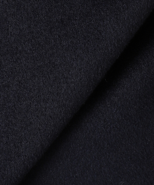 417 EDIFICE（フォーワンセブンエディフィス）の「【WOOLICK / ウーリック】ビーバースタンドコート（ステンカラーコート・メンズ・ネイビー/ブラウン/チャコールグレー・SMALL/MEDIUM/LARGE）」の18枚目の写真