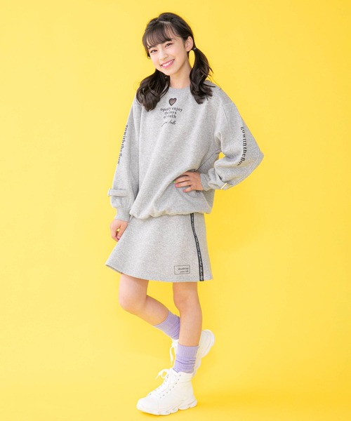 JENNI（ジェニィ）の「2wayルーズニーハイソックス（ソックス/靴下・キッズ・オフホワイト/ラベンダー/ミント・19-21cm/22-24cm）」の16枚目の写真