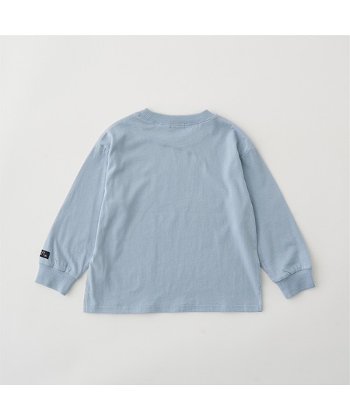 b・ROOM(ビールーム)の「【型崩れしないやわらかコットン】ベーシックドロップTシャツ(Tシャツ/カットソー・キッズ・チャコール/パープル/ネイビー/イエロー/グレイッシュベージュ/ブルーグレー/アイボリー・100cm/110cm/120cm/130cm/140cm/150cm)」の13枚目の写真