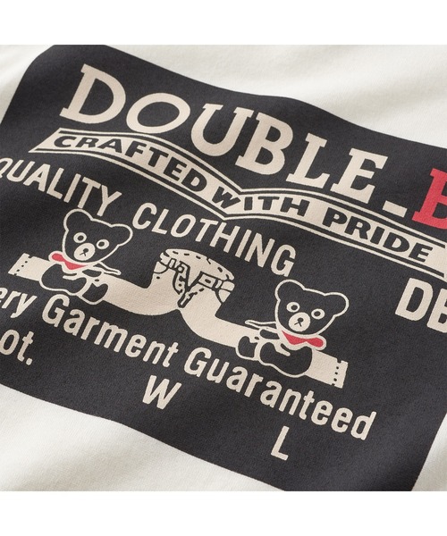 DOUBLE_B(ダブルビー)の「バックパッチプリントTシャツ(大人用)(Tシャツ/カットソー・レディース・ホワイト/ブラック・S(155-165cm)/L(175-185cm)/M(165-175cm))」の4枚目の写真