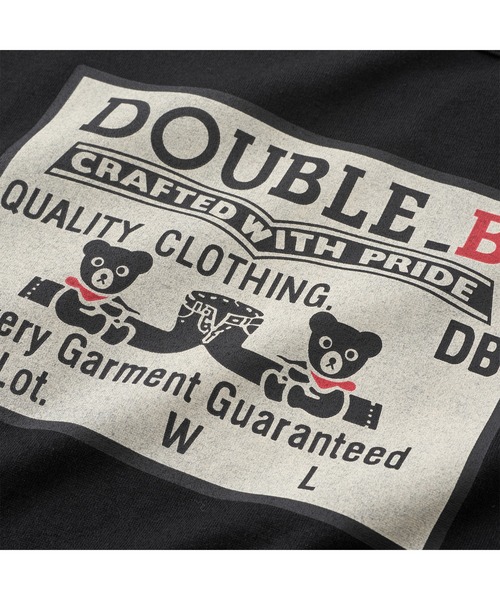 DOUBLE_B(ダブルビー)の「バックパッチプリントTシャツ(大人用)(Tシャツ/カットソー・レディース・ホワイト/ブラック・S(155-165cm)/L(175-185cm)/M(165-175cm))」の7枚目の写真