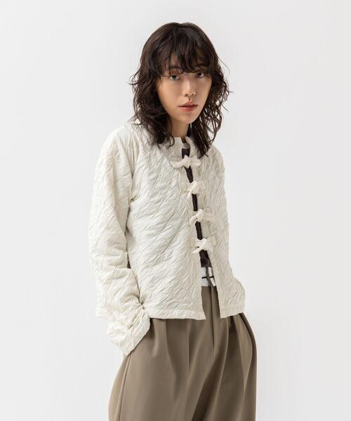 CITEN（シテン）の「＜CITEN＞リボンデザイン カーディガン