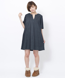 MILKFED. | PLEATED BACK DRESS(ワンピース)