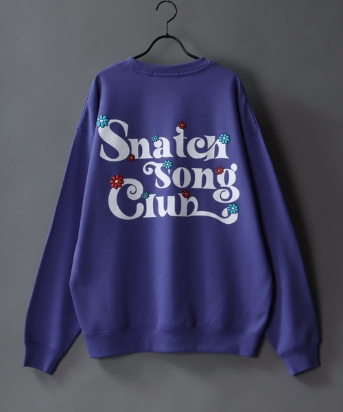 SITRY(シトリー)の「wide silhouette foam print sweat/ワイドシルエット 発泡プリント スウェット/トレーナー(スウェット・メンズ・ブルー/ブラック系その他/ホワイト系その他2/ブラック/ブラック系その他2/ホワイト/ホワイト系その他/パープル系その他/パープル系その他2/マスタード/パープル/ブルー系その他・M/L)」の9枚目の写真
