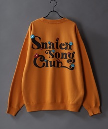 SITRY | wide silhouette foam print sweat/ワイドシルエット 発泡プリント スウェット/トレーナー(スウェット)