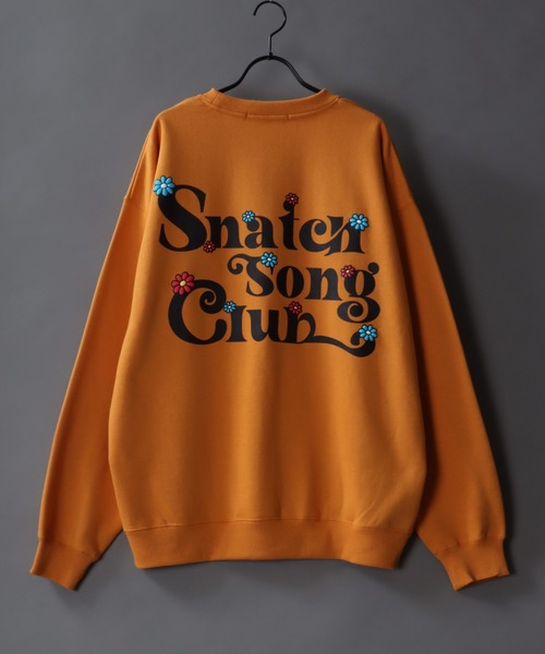 SITRY(シトリー)の「wide silhouette foam print sweat/ワイドシルエット 発泡プリント スウェット/トレーナー(スウェット・メンズ・ブルー/ブラック系その他/ホワイト系その他2/ブラック/ブラック系その他2/ホワイト/ホワイト系その他/パープル系その他/パープル系その他2/マスタード/パープル/ブルー系その他・M/L)」の12枚目の写真