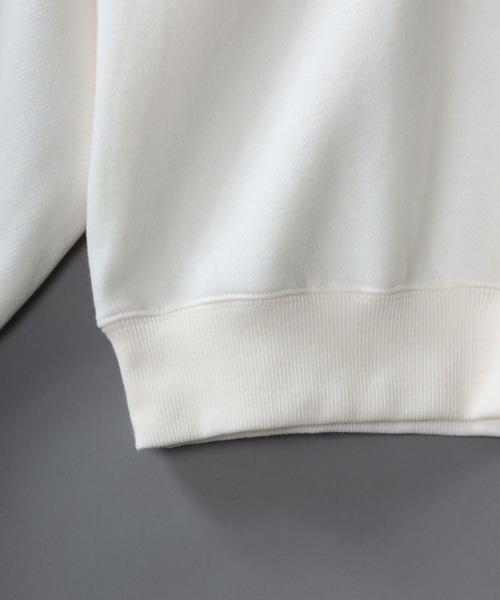 SITRY(シトリー)の「wide silhouette foam print sweat/ワイドシルエット 発泡プリント スウェット/トレーナー(スウェット・メンズ・ブルー/ブラック系その他/ホワイト系その他2/ブラック/ブラック系その他2/ホワイト/ホワイト系その他/パープル系その他/パープル系その他2/マスタード/パープル/ブルー系その他・M/L)」の16枚目の写真