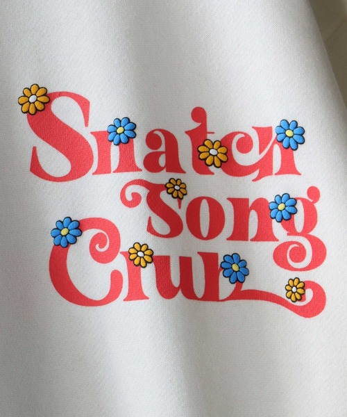 SITRY(シトリー)の「wide silhouette foam print sweat/ワイドシルエット 発泡プリント スウェット/トレーナー(スウェット・メンズ・ブルー/ブラック系その他/ホワイト系その他2/ブラック/ブラック系その他2/ホワイト/ホワイト系その他/パープル系その他/パープル系その他2/マスタード/パープル/ブルー系その他・M/L)」の17枚目の写真