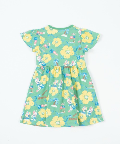 KP（ケーピー）の「日本製/mimiちゃんアロハ柄ワンピース(100～130)（ワンピース・キッズ・グリーン/ピンク・100cm/110cm/120cm/130cm）」の5枚目の写真