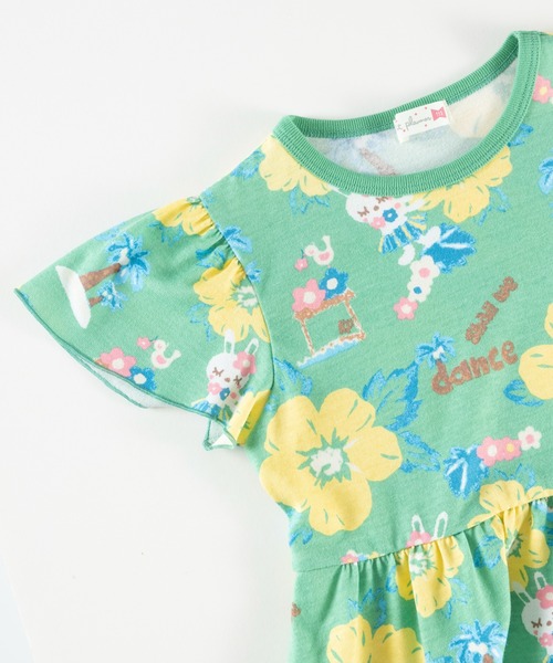 KP（ケーピー）の「日本製/mimiちゃんアロハ柄ワンピース(100～130)（ワンピース・キッズ・グリーン/ピンク・100cm/110cm/120cm/130cm）」の11枚目の写真