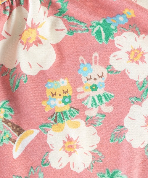KP（ケーピー）の「日本製/mimiちゃんアロハ柄ワンピース(100～130)（ワンピース・キッズ・グリーン/ピンク・100cm/110cm/120cm/130cm）」の9枚目の写真