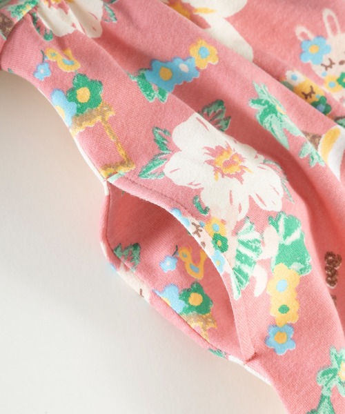 KP（ケーピー）の「日本製/mimiちゃんアロハ柄ワンピース(100～130)（ワンピース・キッズ・グリーン/ピンク・100cm/110cm/120cm/130cm）」の8枚目の写真