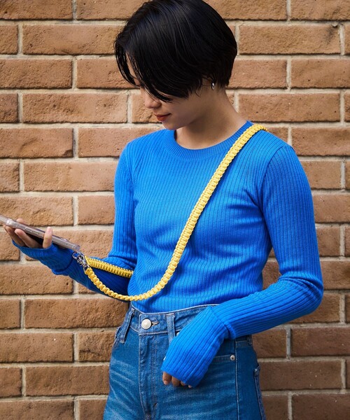 FREAK'S STORE(フリークスストア)の「Onawa×FREAK'S STORE/オナワ×フリークスストア Onawa(お縄)パラコードストラップ(スマホグッズ・メンズ・イエロー/オレンジ/ブルー/グリーン/その他13・ONE SIZE)」の6枚目の写真