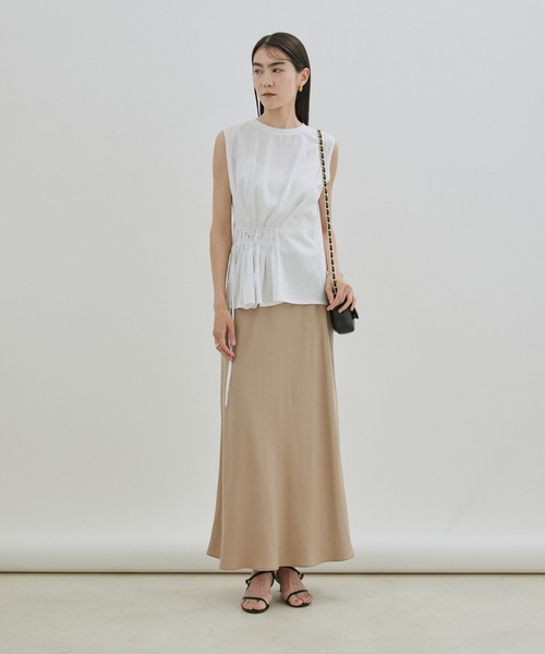 AULENTTI（オウレンティ）の「[ご好評につき追加決定！]【AULENTTI（オーレンティ）】SAUVAGE BAG（ショルダーバッグ・レディース・ベージュ/ブラック・FREE）」の17枚目の写真