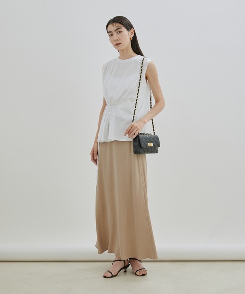 AULENTTI（オウレンティ）の「[ご好評につき追加決定！]【AULENTTI（オーレンティ）】SAUVAGE BAG（ショルダーバッグ・レディース・ベージュ/ブラック・FREE）」の16枚目の写真