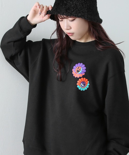 SIDEWAY STANCE（サイドウェイスタンス）の「【SIDEWAY STANCE】プリント スウェット トレーナー（スウェット・メンズ・オートミール/ブラック/ホワイト系その他/ブラック系その他2/ブラック系その他/ホワイト系その他2/ホワイト系/ホワイト系2/ホワイト系1/ブラック系1/ブラック系/ブラック系2/グレー/ネイビー系1/ブラック系3/ライトグレー系3/ブラック系4/ライトグレー系4/ネイビー系3/ネイビー系4・LARGE/MEDIUM/X-LARGE/SMALL）」の12枚目の写真