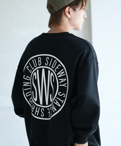 SIDEWAY STANCE（サイドウェイスタンス）の「【SIDEWAY STANCE】プリント スウェット トレーナー（スウェット・メンズ・オートミール/ブラック/ホワイト系その他/ブラック系その他2/ブラック系その他/ホワイト系その他2/ホワイト系/ホワイト系2/ホワイト系1/ブラック系1/ブラック系/ブラック系2/グレー/ネイビー系1/ブラック系3/ライトグレー系3/ブラック系4/ライトグレー系4/ネイビー系3/ネイビー系4・LARGE/MEDIUM/X-LARGE/SMALL）」の14枚目の写真